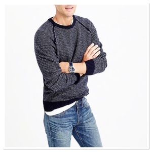 J.Crew Textured 100% Lambswool Sweater Size M